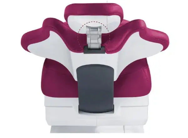 Butterfly metal backrest