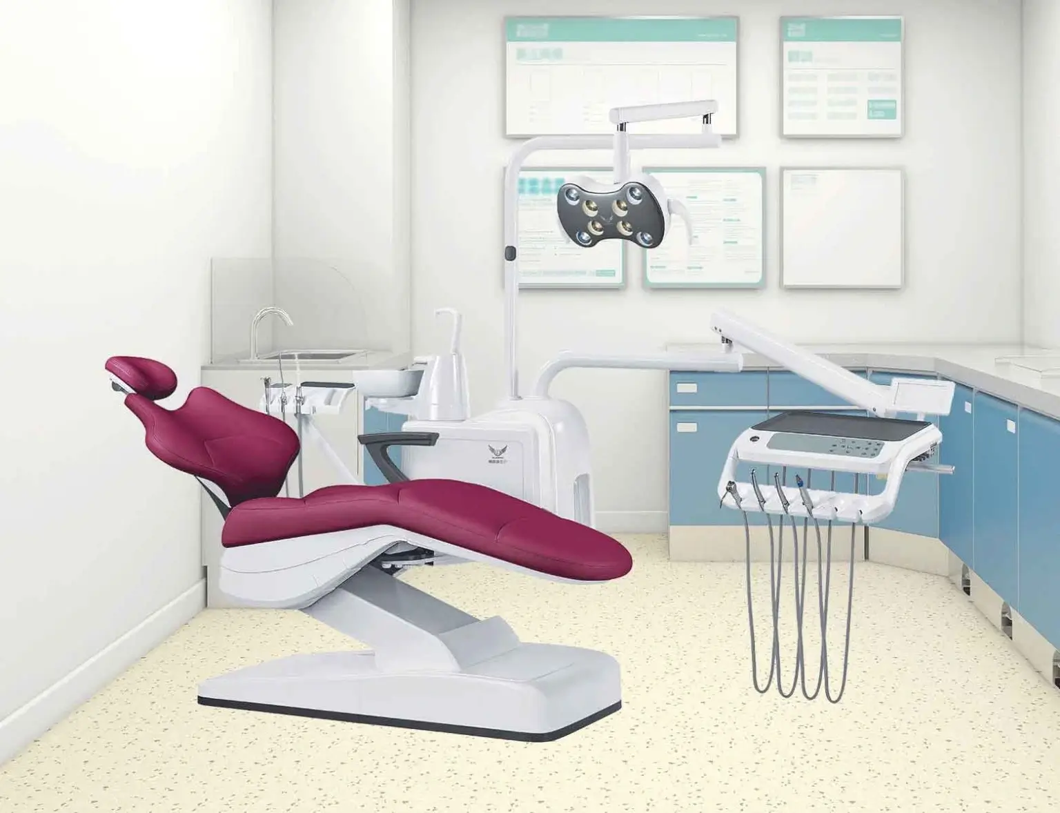 gladent gd-s300 integral dental unit for dental clinic workflow