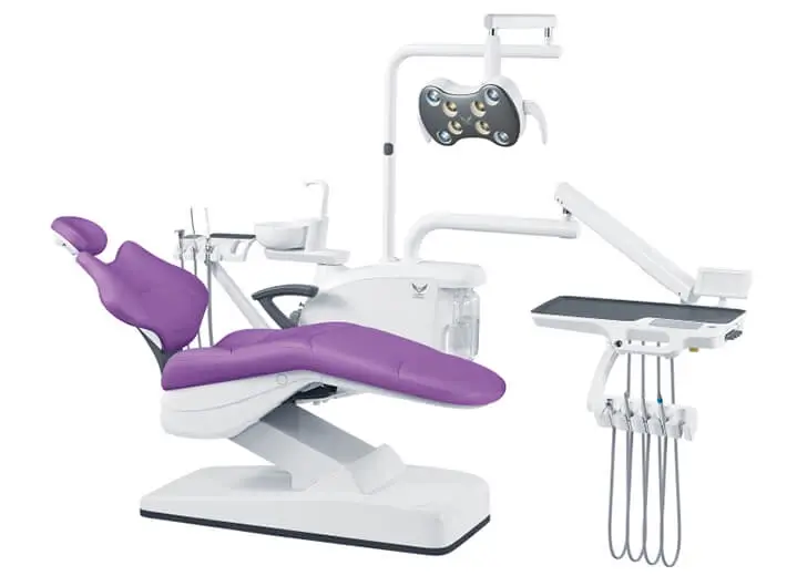 Gladent GD-S300 Integral Dental Unit with overhead light and side delivery tray
